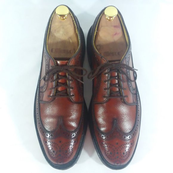 Dexter Mahogany Longwing Blucher Shoes Mens 7.5M main image 4